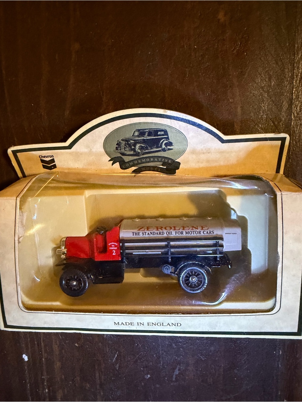 Chevron Commemorative Vintage Zerolene 1911 Tanker Toy Truck - Made in England
